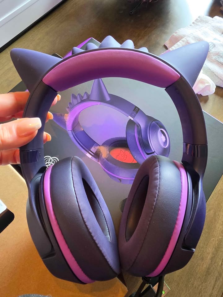 Audifonos Razer Kraken Kitty V2 Gengar Edition | Pokémon | Edición Especial