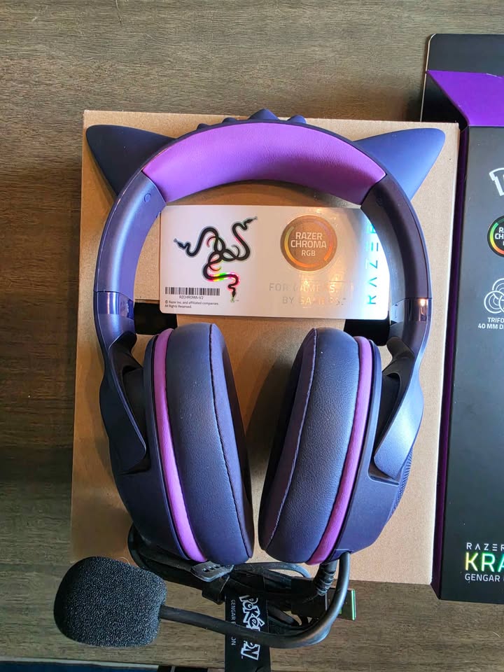 Audifonos Razer Kraken Kitty V2 Gengar Edition | Pokémon | Edición Especial