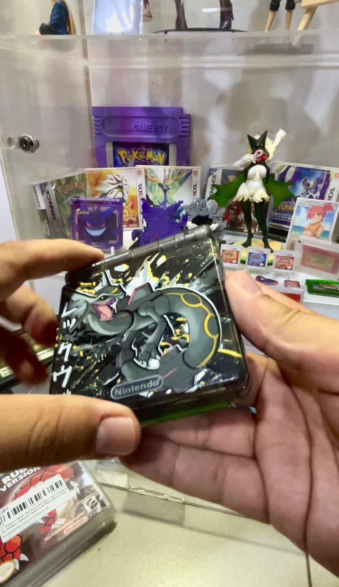 Game Boy Advance SP Custom Rayquaza en Costa Rica – Consola retro edición colección con caja | Tienda videojuegos Costa Rica Nintendo