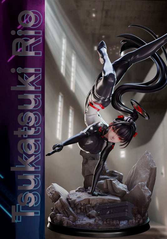 Dark Slate Gray Estatuilla Blue Archive | Tsukatsuki Rio – Battle Suit Ver. | Tienda Anime | Tico Ofertas