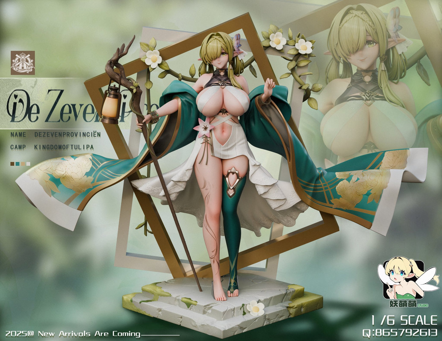 Dark Sea Green Estatuilla Azur Lane | De Zeven Provinciën | Tienda Anime | Tico Ofertas
