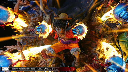 Figura One Piece | Monkey D. Luffy (GEAR3) | More Fun Studio X Monkey D. Studio | Tienda Online Anime Costa Rica | Tico Ofertas