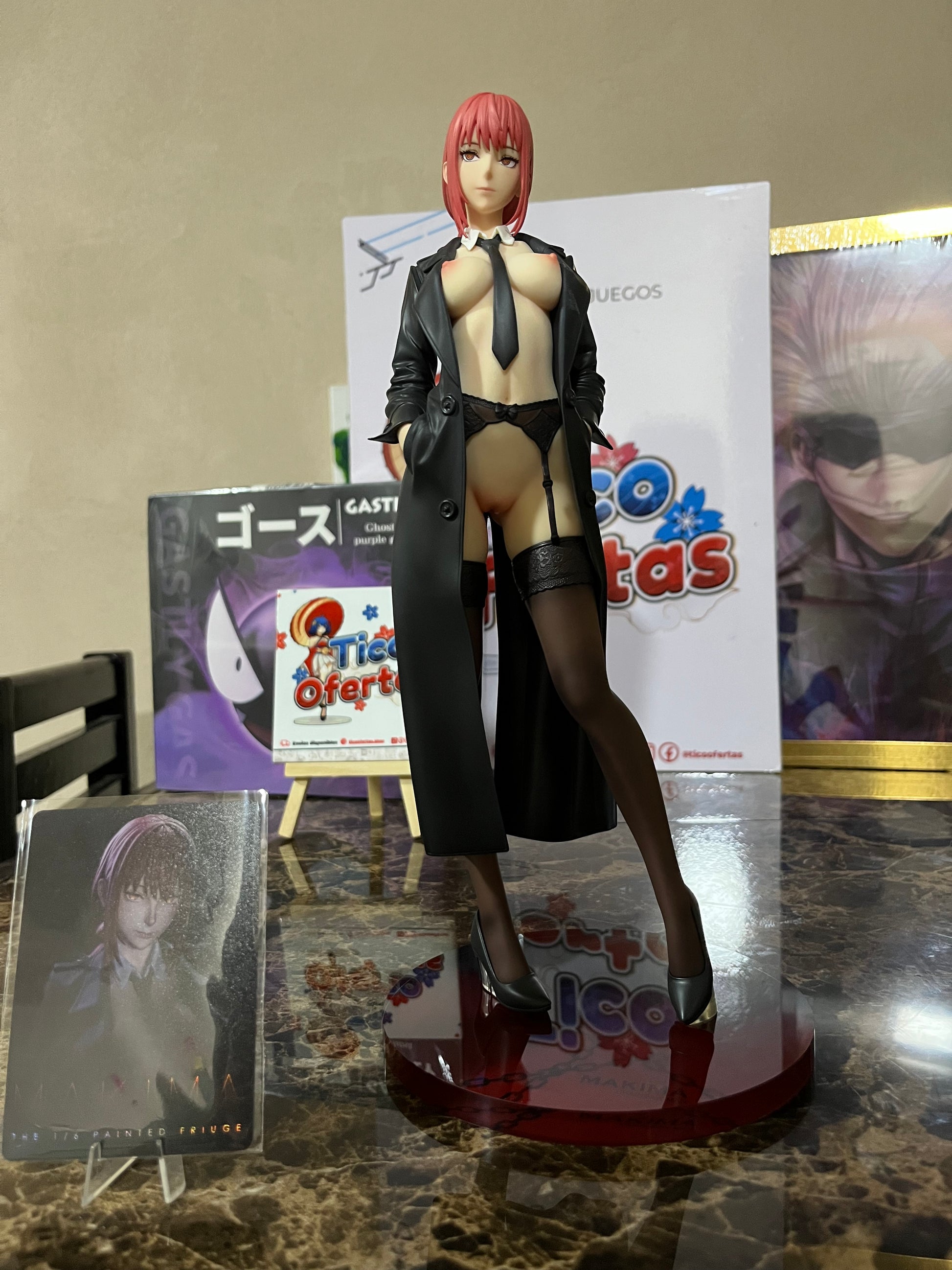 Rosy Brown Estatuilla Chainsaw Man | Makima | Dodomo Studio | Tienda Anime | Tico Ofertas