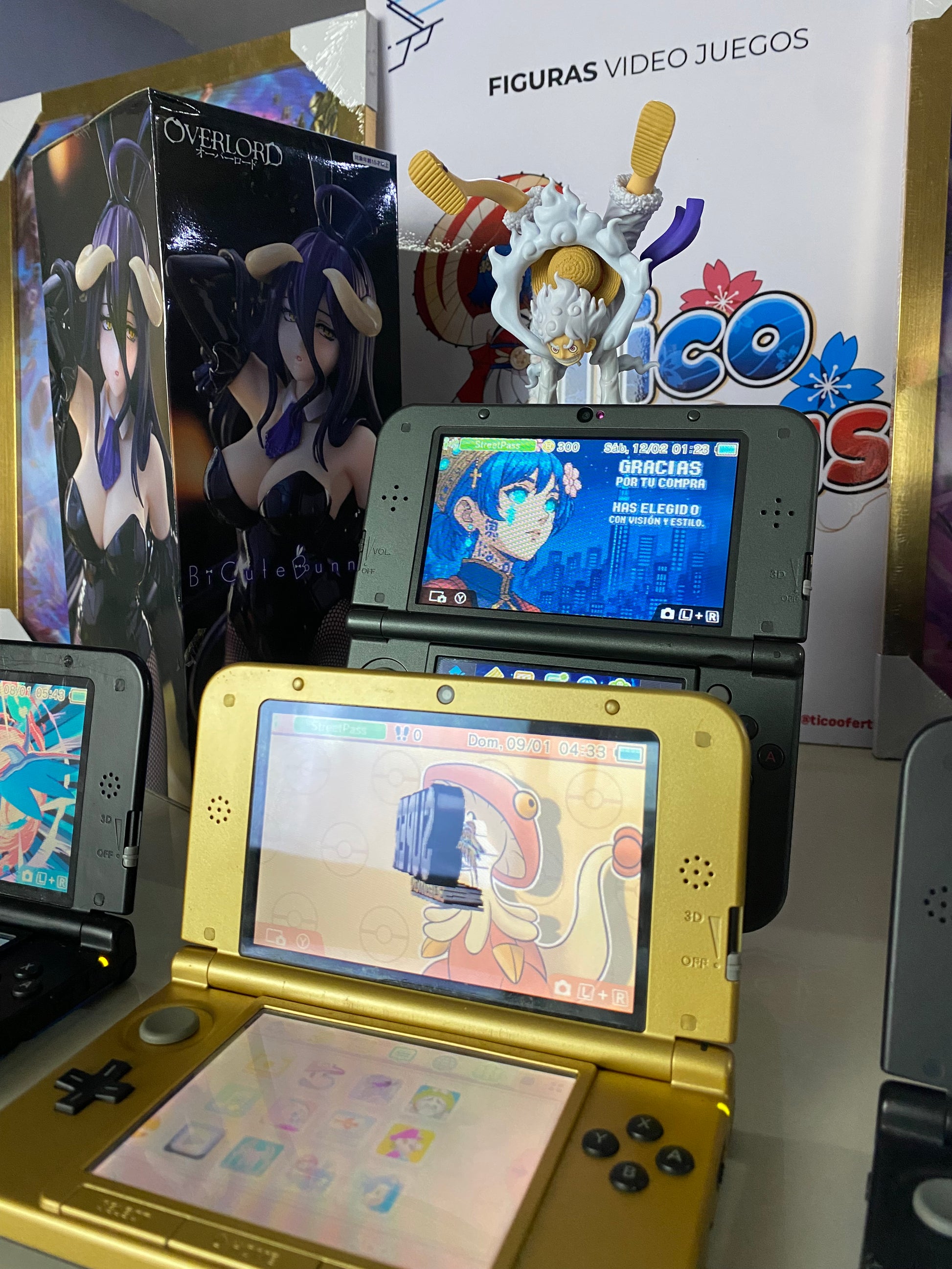 Dark Slate Gray Nintendo 3DS / New 3DS XL / 2DS – Consolas Retro con Hack + Juegos Incluidos