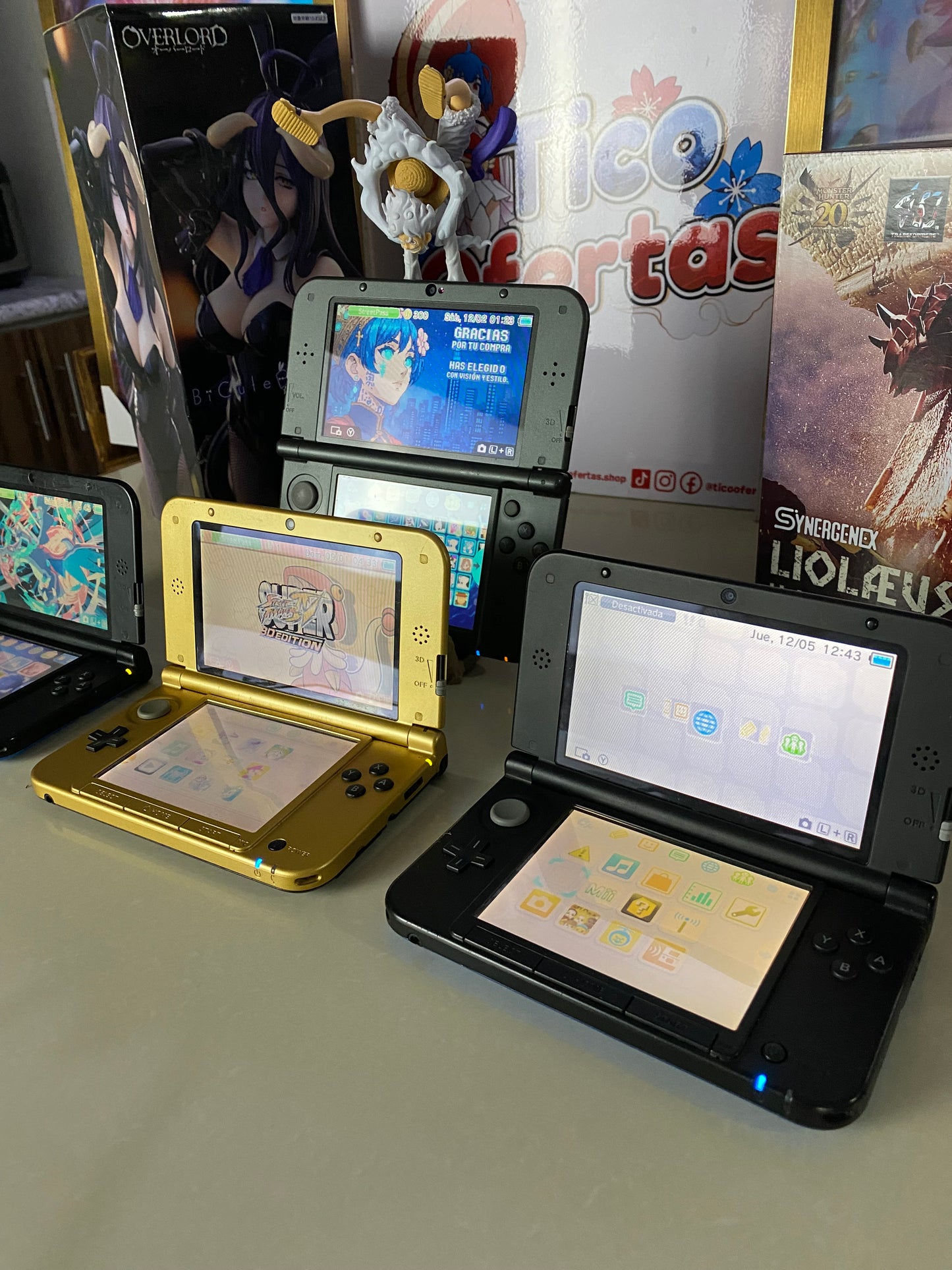 Dim Gray Nintendo 3DS / New 3DS XL / 2DS – Consolas Retro con Hack + Juegos Incluidos