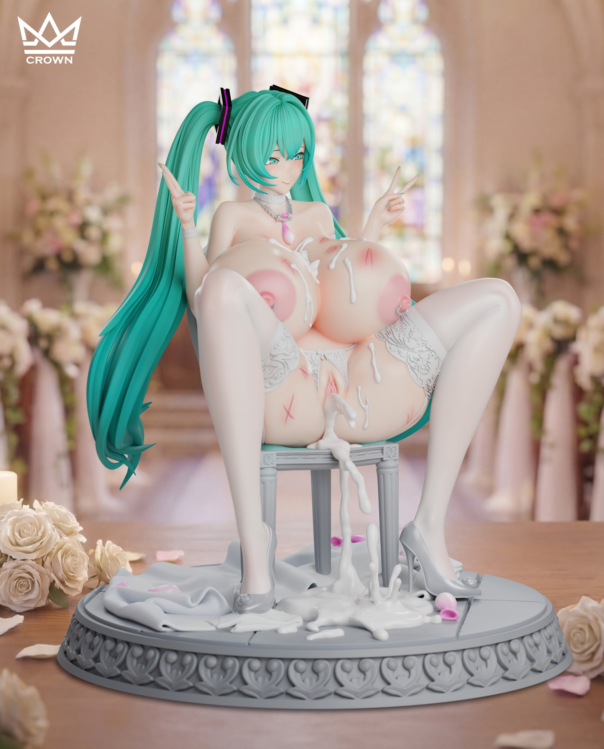 Rosy Brown Estatuilla  Project Sekai | Hatsune Miku (Rabbit Hole) | CROWN Studio | Tienda Anime | Tico Ofertas