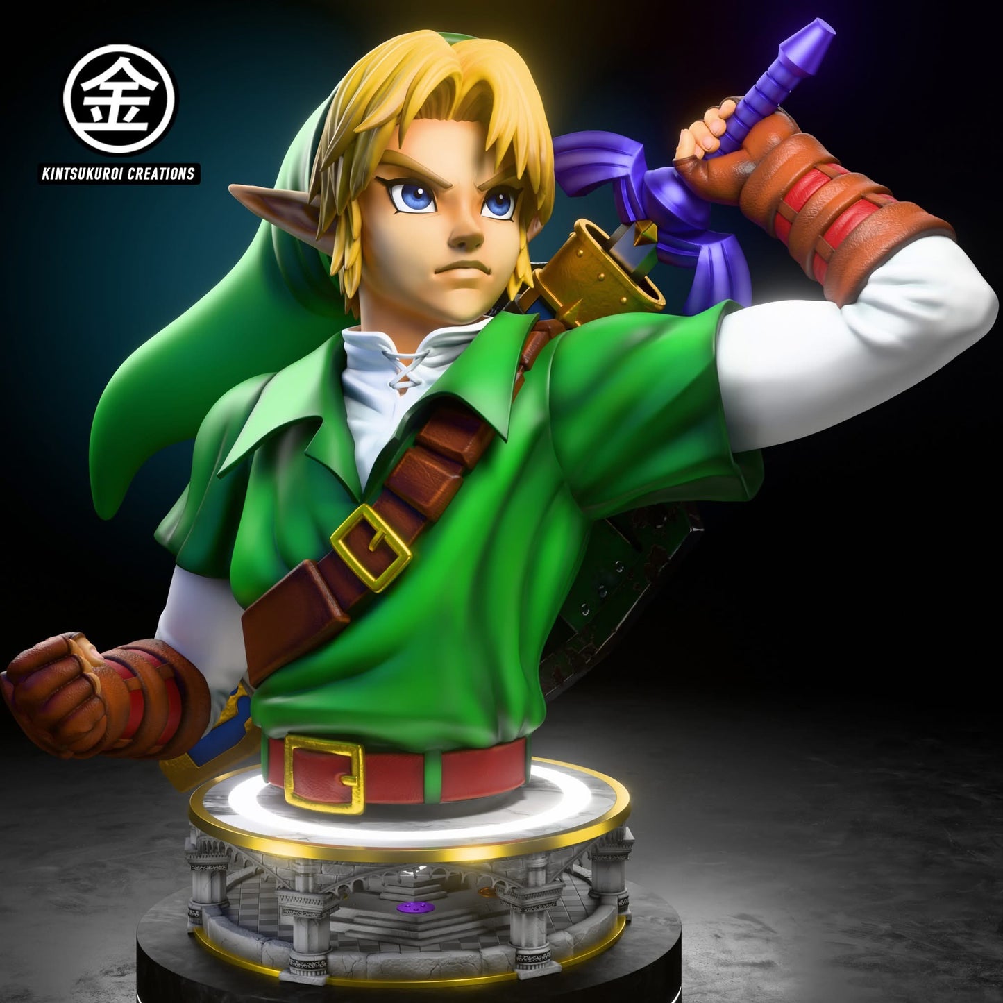 Black Estatuilla The Legend of Zelda | Adult Link & Dark Link | Tienda Anime | Bust 1/2 & 1/1 | Tico Ofertas