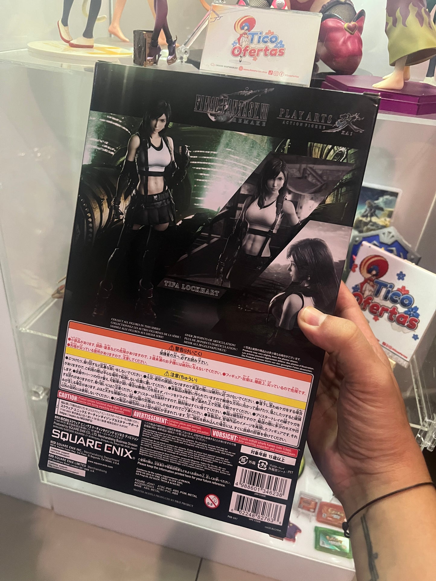 Estatuilla Final Fantasy VII Remake | Tifa Lockhart | Square Enix | Play Arts Kai | Tienda Anime Costa Rica  | Tico Ofertas