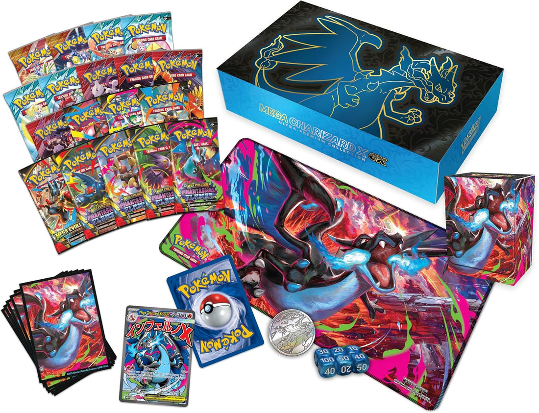 Pokémon TCG | Mega Charizard X ex Ultra Premium Collection | Tienda TCG Costa Rica | Tico Ofertas