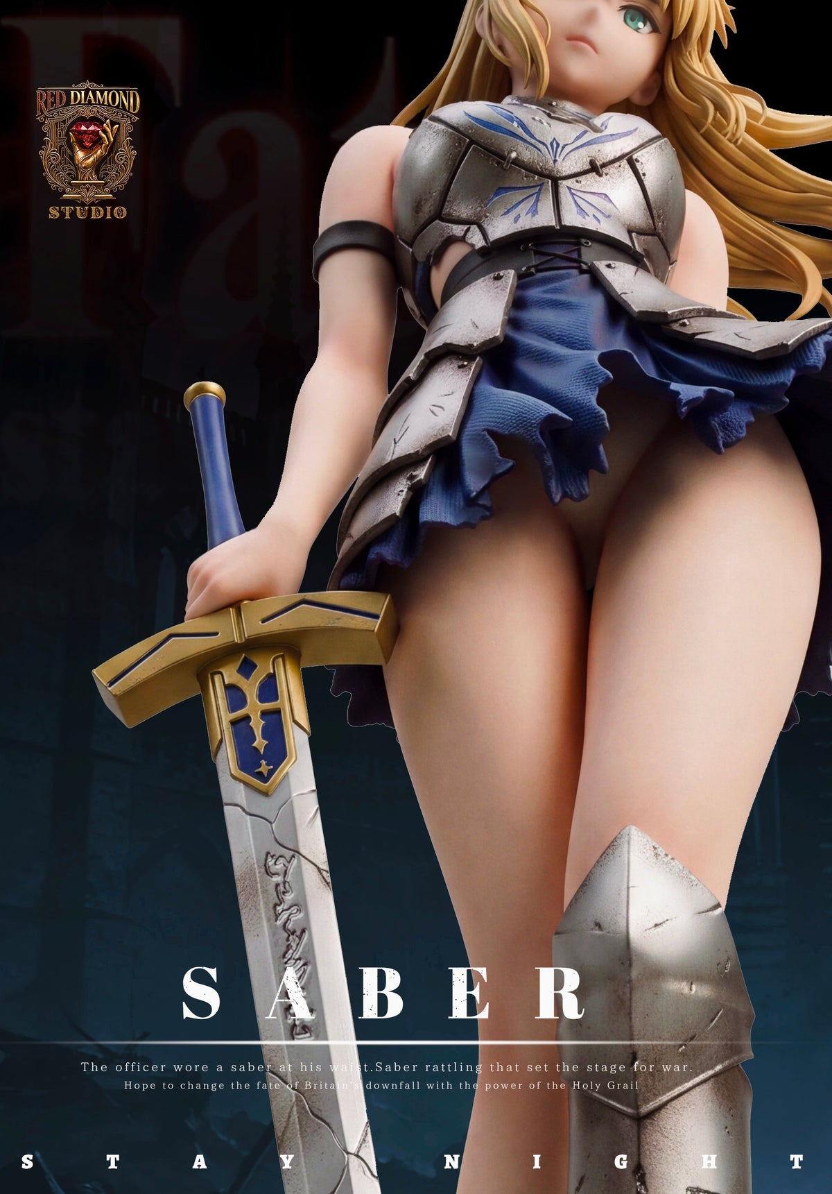 Estatuilla Fate Series | Saber Artoria Pendragon | RED DIAMOND Studio | Tienda Anime | Tico Ofertas