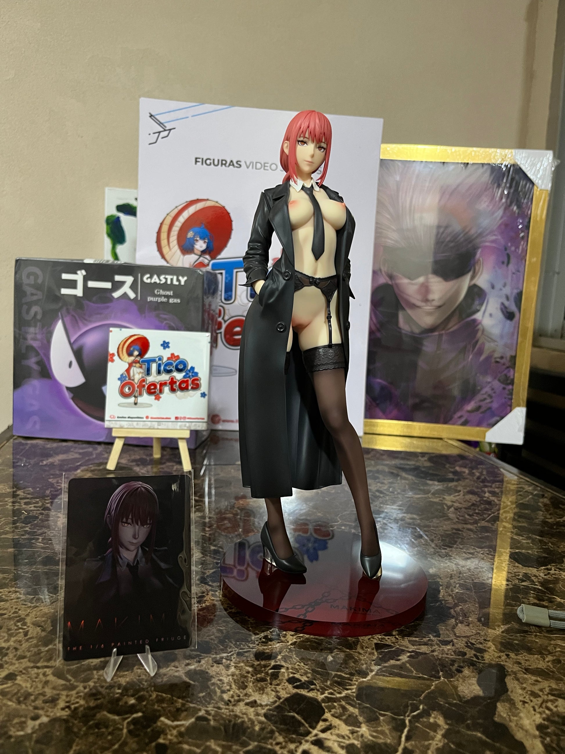 Rosy Brown Estatuilla Chainsaw Man | Makima | Dodomo Studio | Tienda Anime | Tico Ofertas