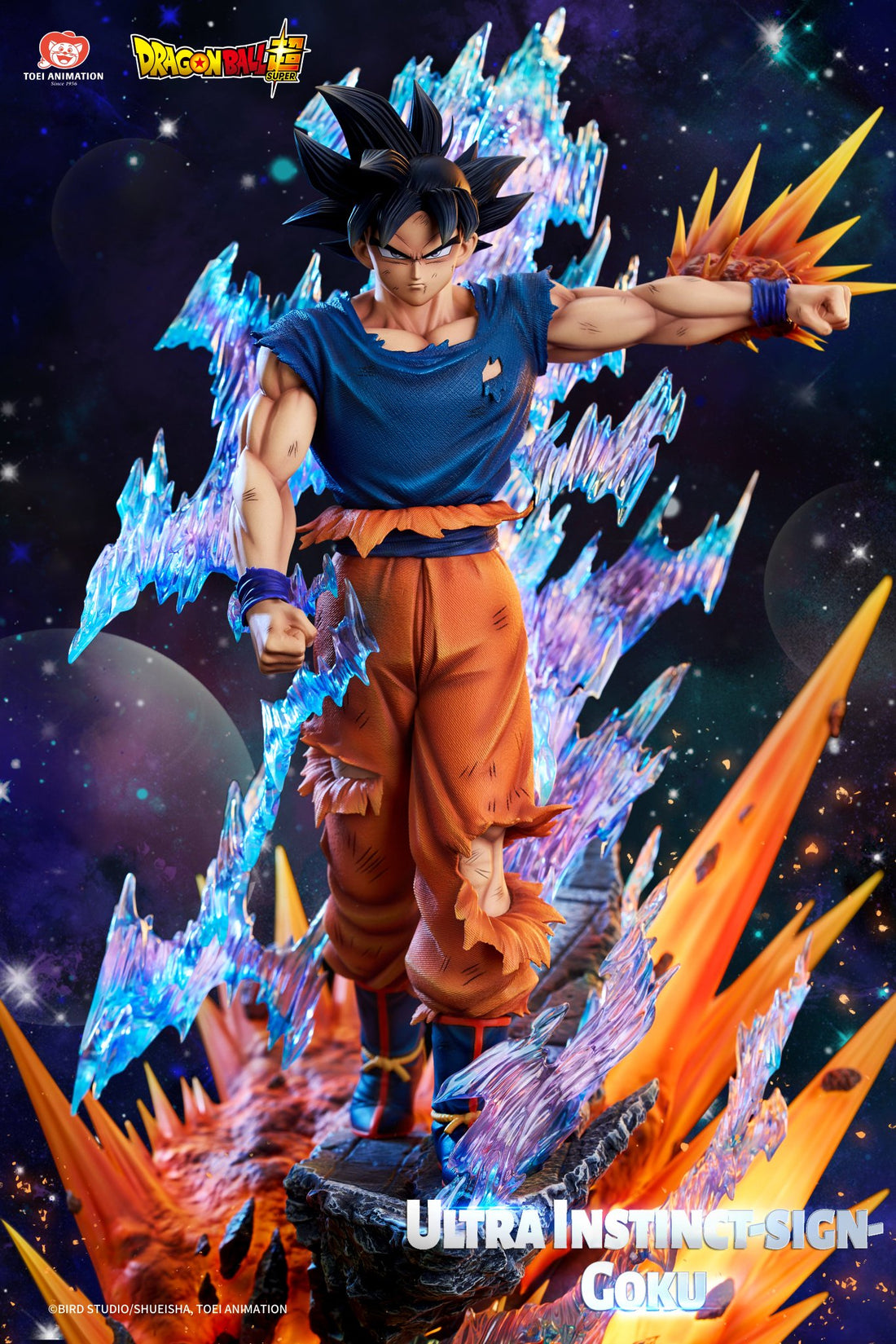 Figura Dragon Ball Super | Ultra Instinct Son Goku | Light Year Studio | Figuras Dragon Ball Tico Ofertas
