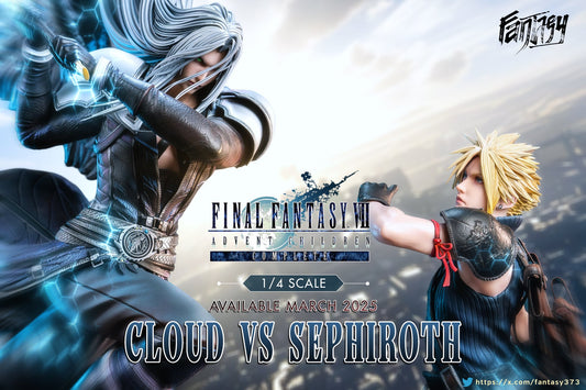 Lavender Estatuilla Final Fantasy VII | Sephiroth VS Cloud Strife | FANTASY Studio & Dragon Studio | tienda anime | Tico Ofertas
