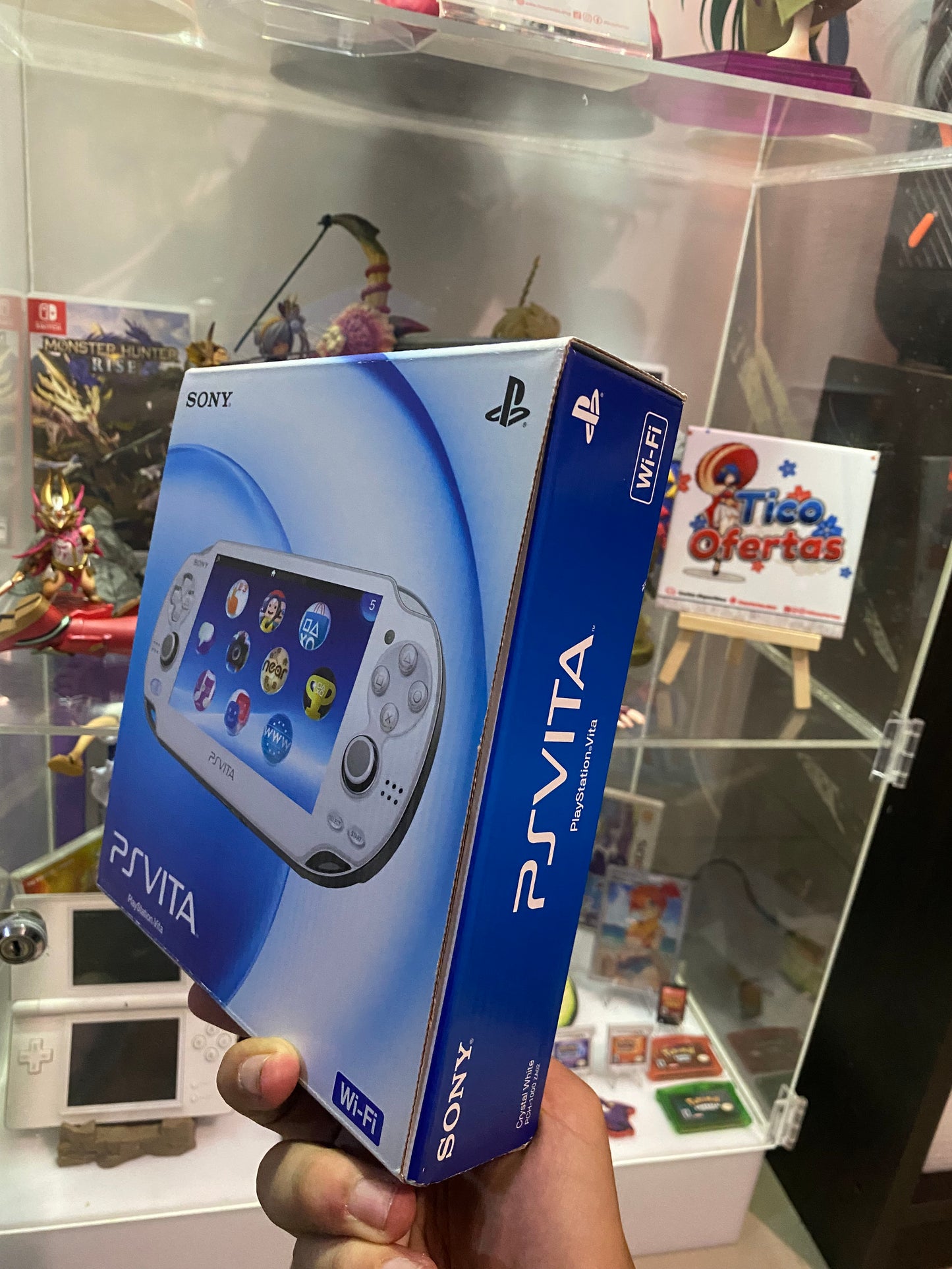 Gray PlayStation Vita PCH‑1000 ZA02 Crystal Blanco