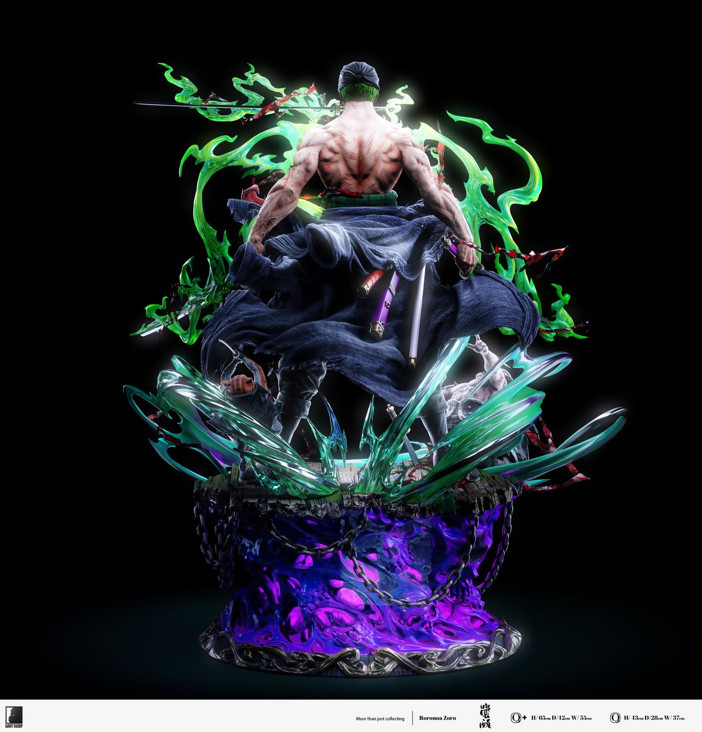 Estatuilla One Piece | Roronoa Zoro | LAST SLEEP Studio | Awakening Zoro | Tico Ofertas