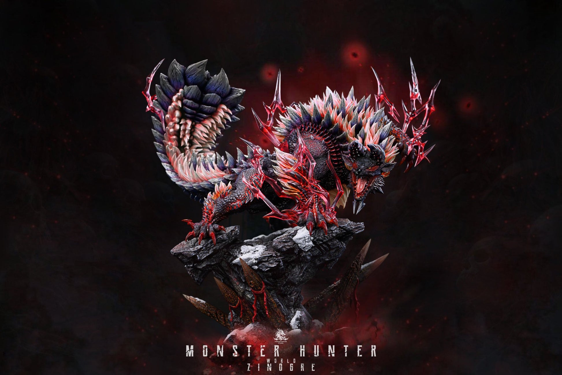 Black Estatuilla Monster Hunter | Zinogre & Stygian Zinogre | Tienda Anime | Tico Ofertas