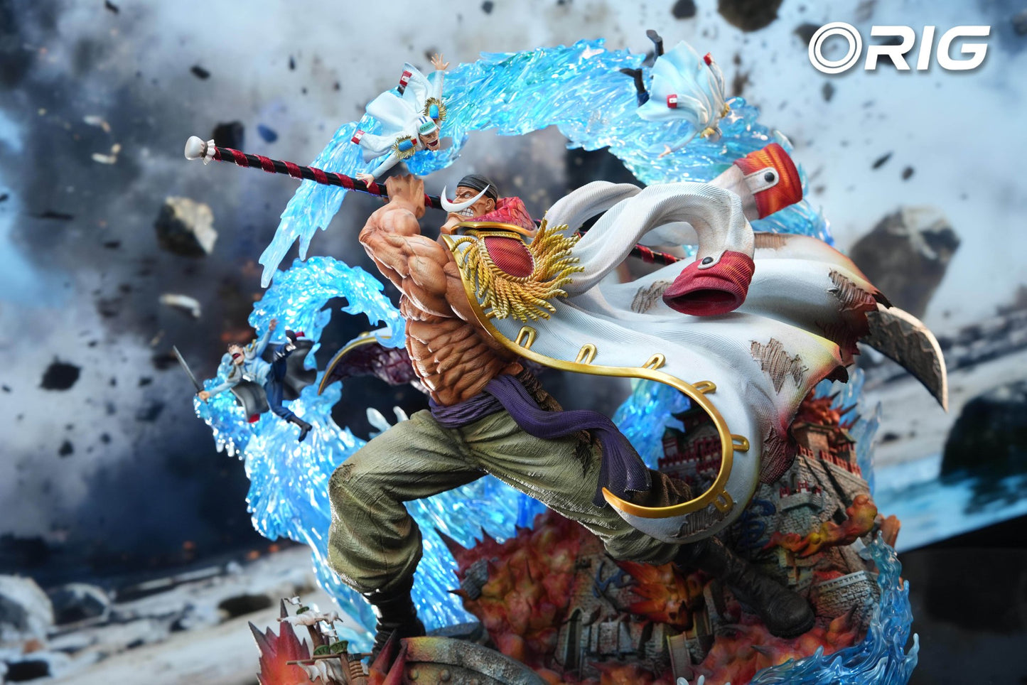 Dark Slate Gray Estatuilla One Piece | Edward Newgate (Whitebeard) | ORIG Studio | GK Statue | Tico Ofertas