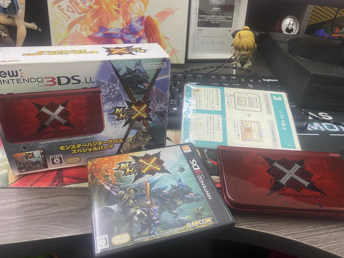 A la venta! New Nintendo 3DS LL XL Monster Hunter Cross | Nintendo 3ds Costa Rica, TODO EN ANIME  | Tico ofertas