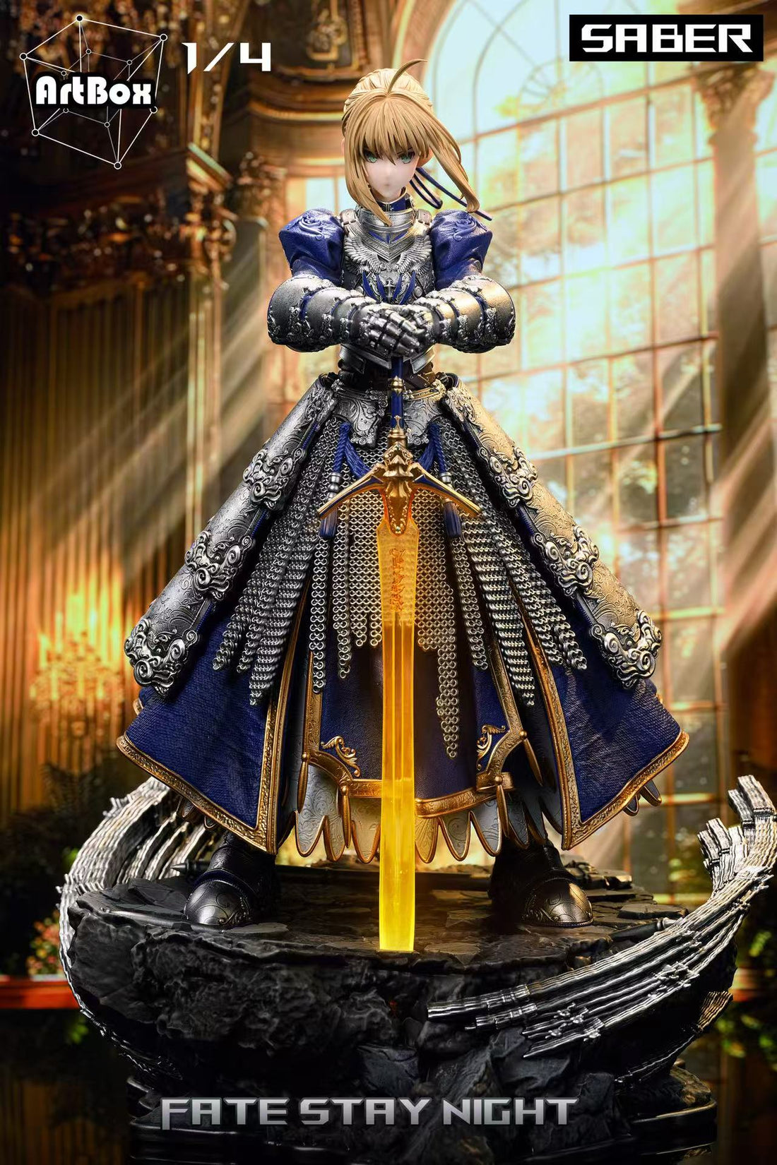 Figura Fate Series | Saber Artoria Pendragon | ArtBox Studio | Tico Ofertas