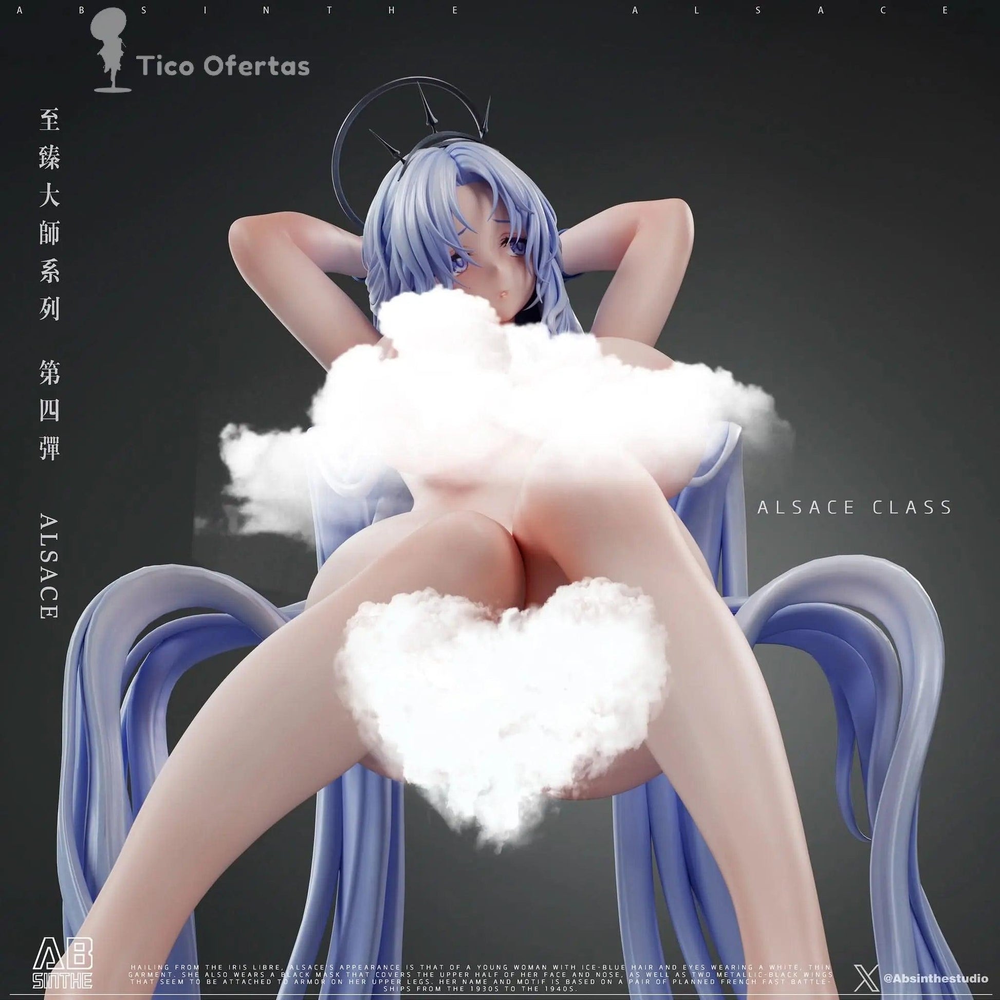 ABsinthe Studio - Azur Lane Alsace GK Resina - Tico Ofertas 