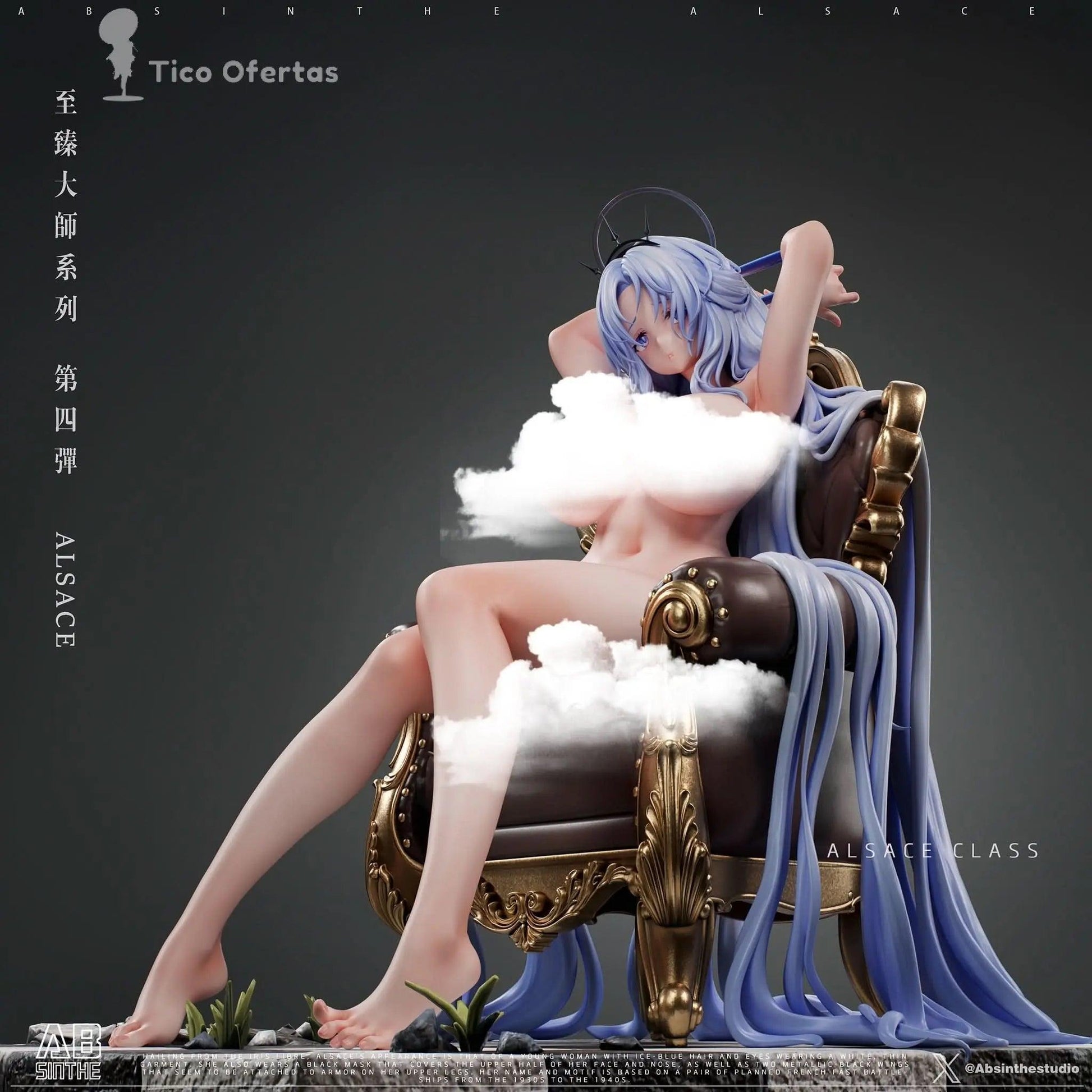 ABsinthe Studio - Azur Lane Alsace GK Resina - Tico Ofertas 