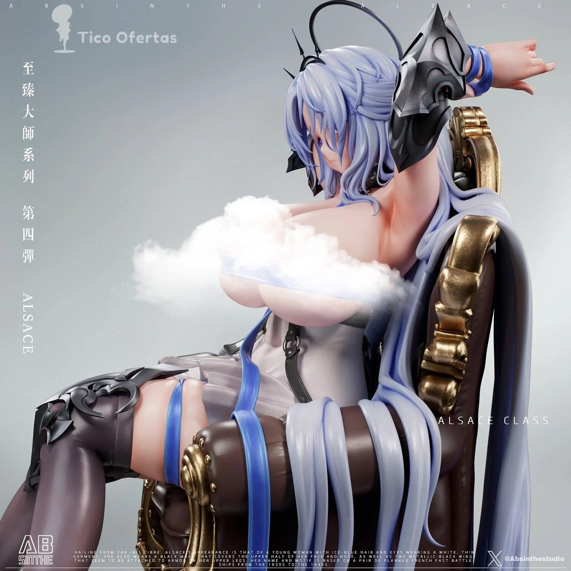 ABsinthe Studio - Azur Lane Alsace GK Resina - Tico Ofertas 