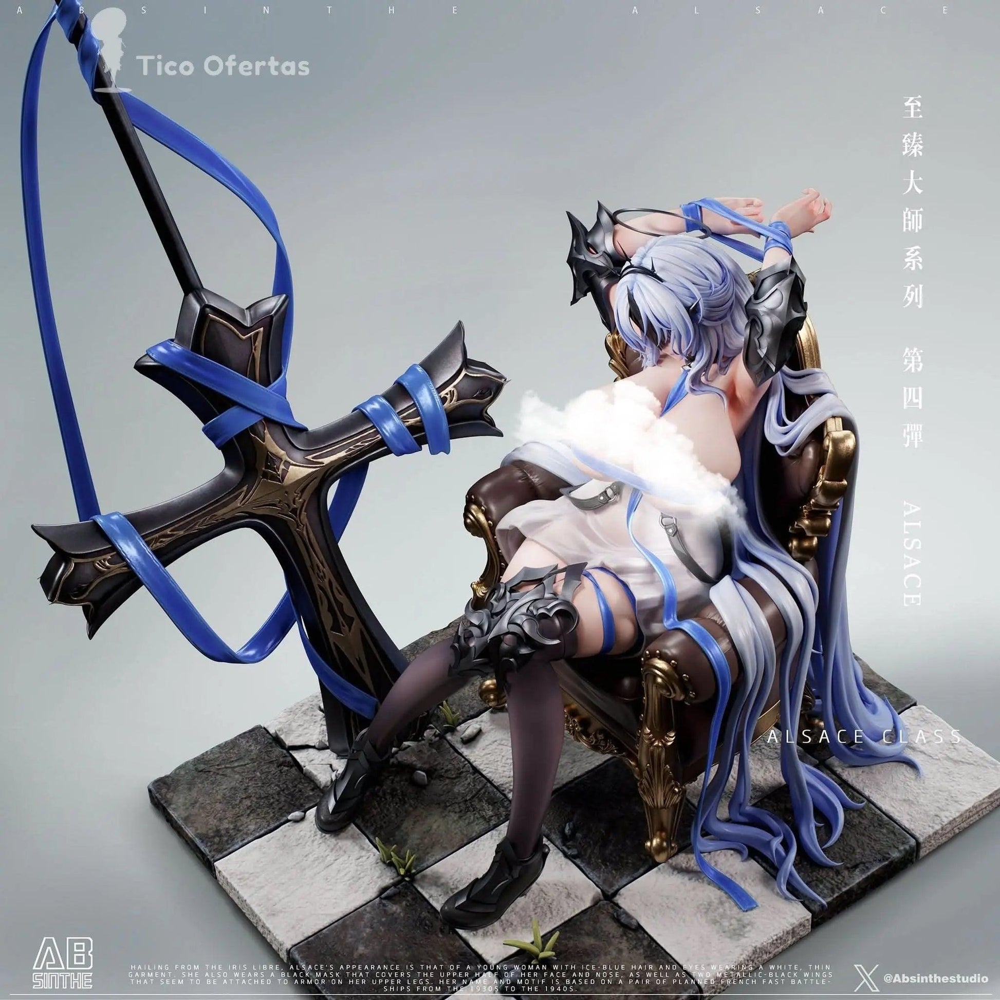 ABsinthe Studio - Azur Lane Alsace GK Resina - Tico Ofertas 