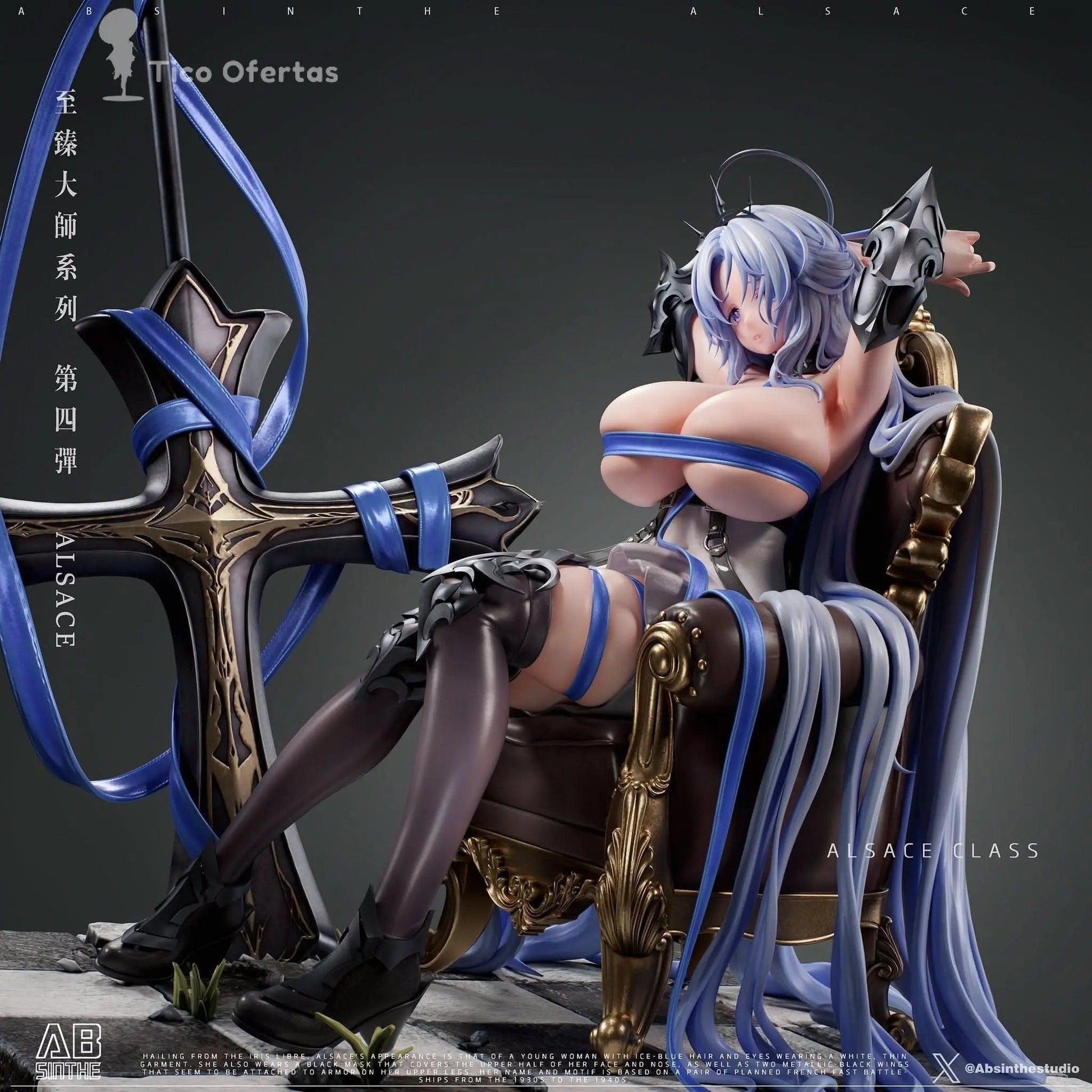 ABsinthe Studio - Azur Lane Alsace GK Resina - Tico Ofertas 