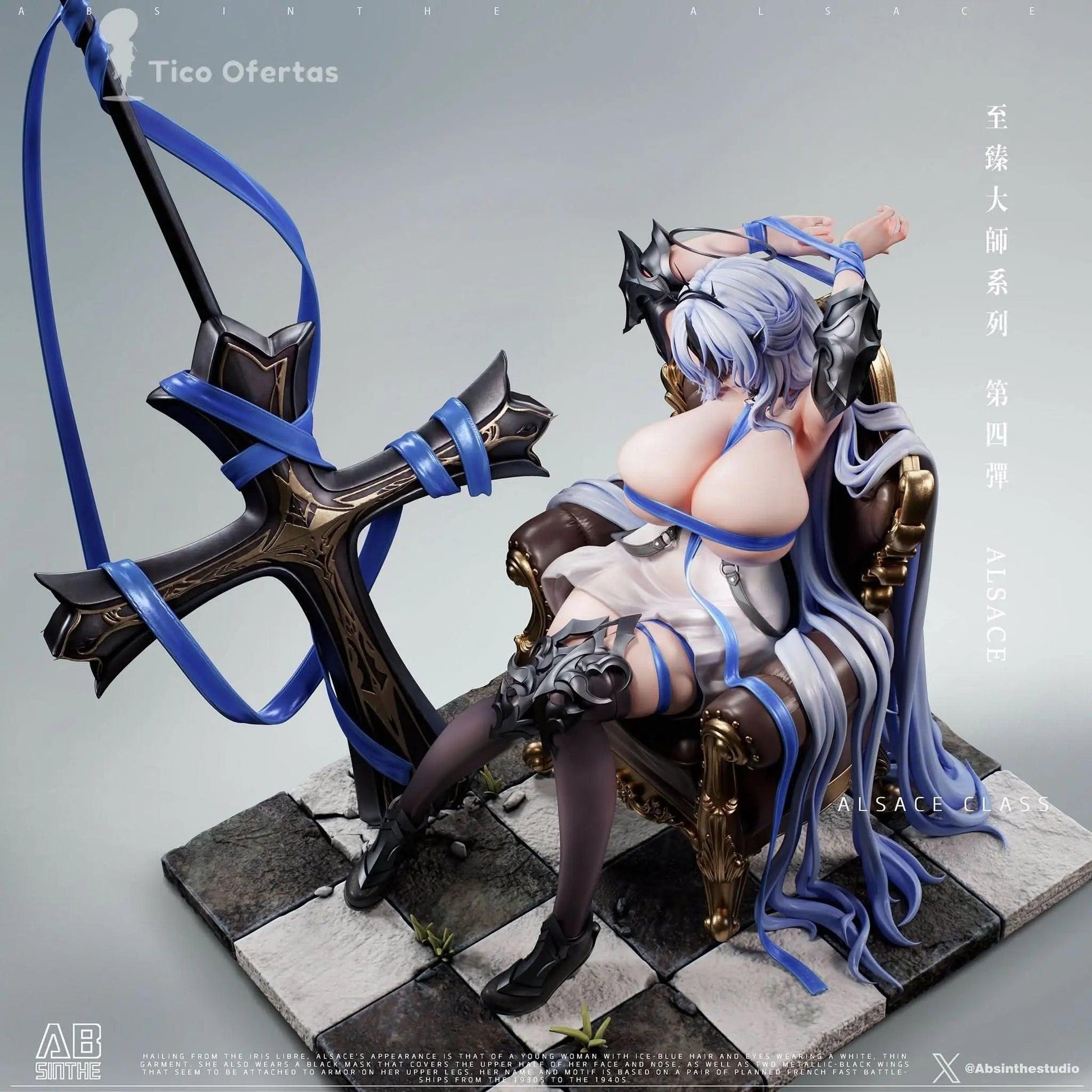 ABsinthe Studio - Azur Lane Alsace GK Resina - Tico Ofertas 