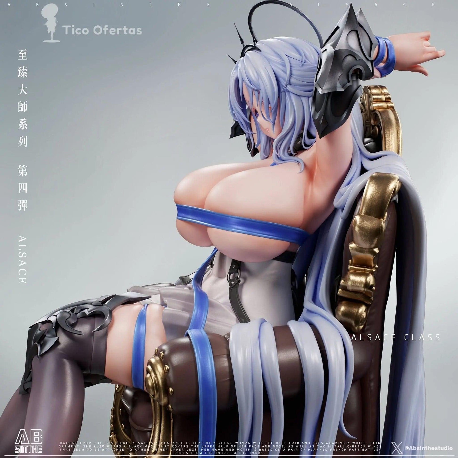 ABsinthe Studio - Azur Lane Alsace GK Resina - Tico Ofertas 