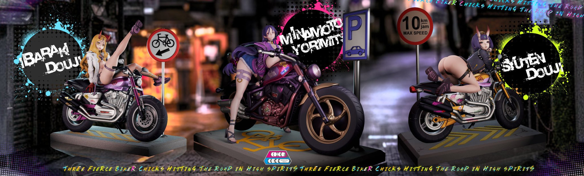 Black Estatuilla Fate Series | Minamoto no Raikou, Shuten Douji & Ibaraki Douji | Tienda Anime| Tico Ofertas