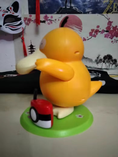 Slate Gray Figura Pokémon Psyduck Bailando en Columpio con Música | Coleccionable Costa Rica