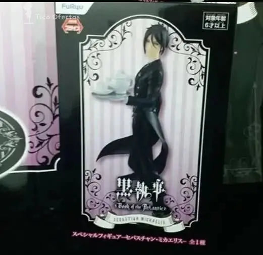 Anime Black Butler - Figura PVC Sebastian Michaelis y Ciel Phantomhive | Figuras Anime Costa Rica, Modelo Book of Murder y Regalo - Tico Ofertas