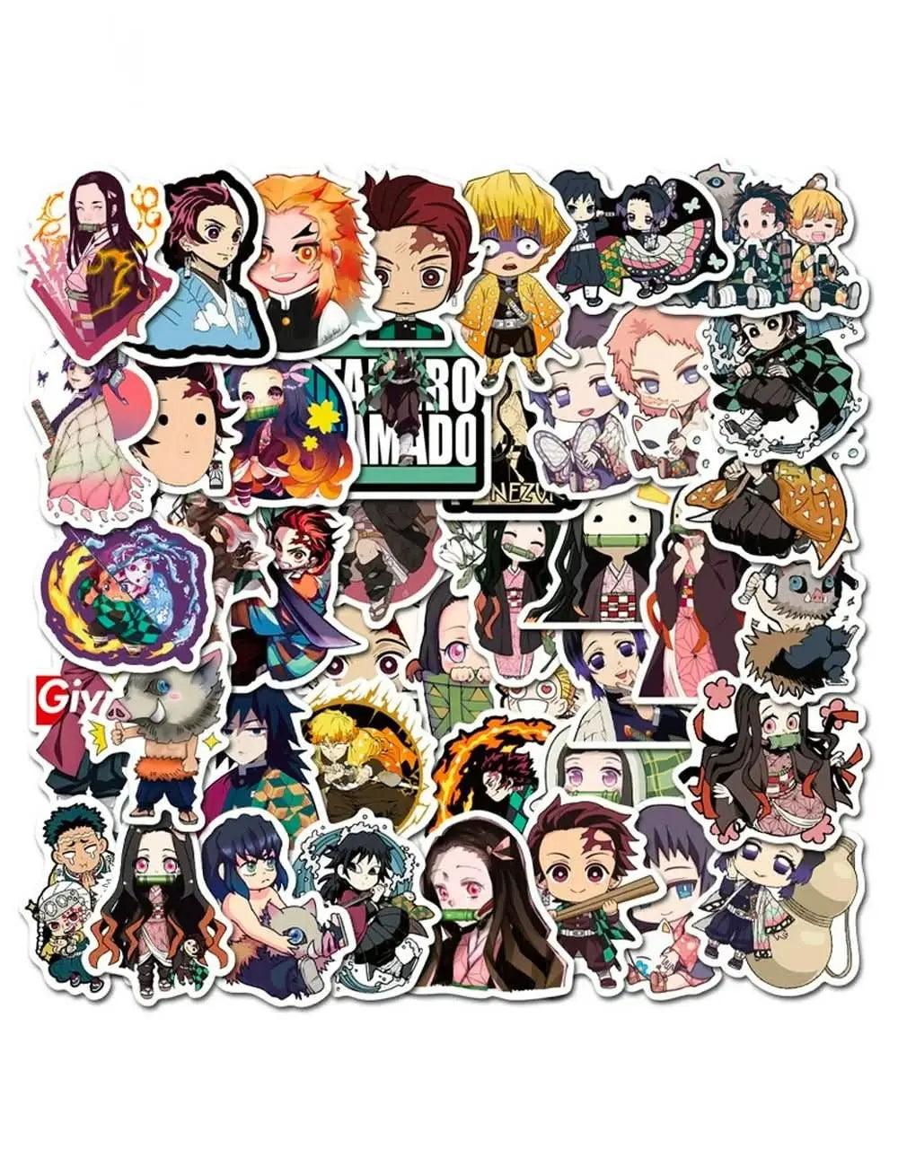 Anime demon slayer cosplay stickers