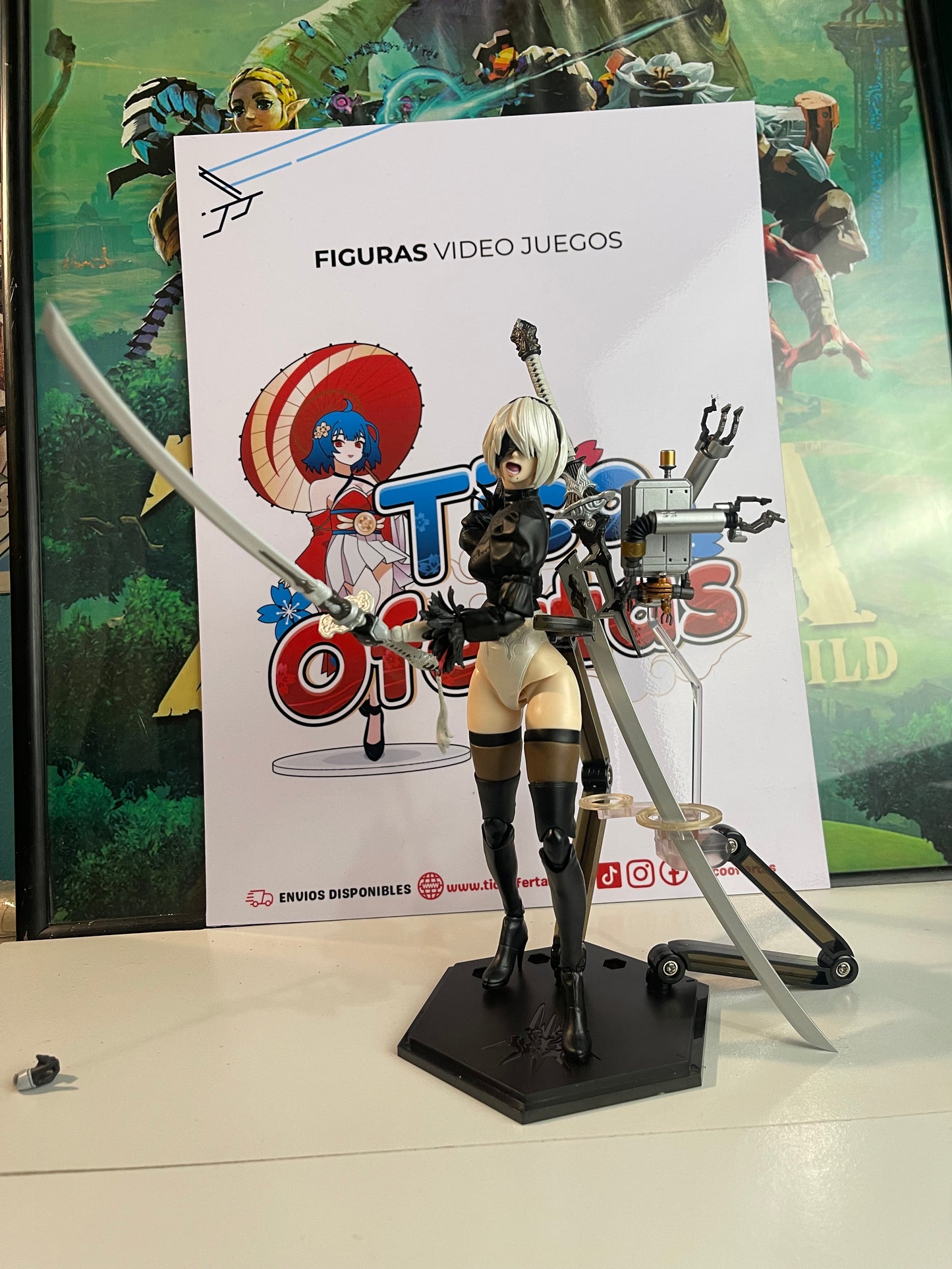 Figura de Acción Play Arts Kai - NieR 2B Tipo B DX Edición Deluxe 26CM | Tienda Anime Costa Rica - Tico Ofertas