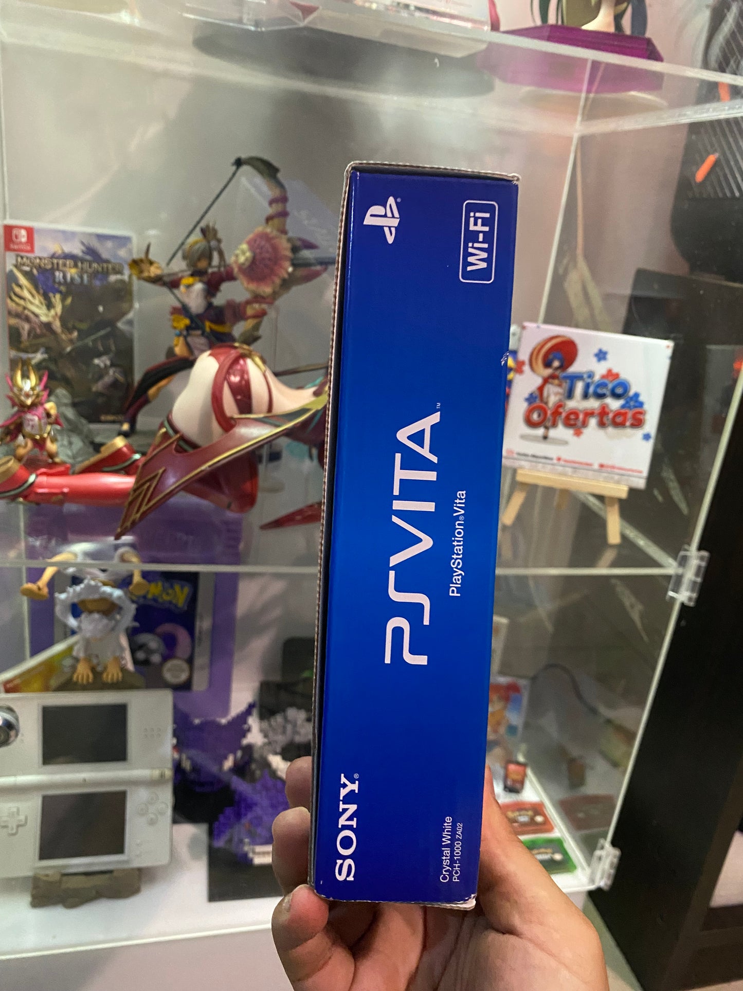Midnight Blue PlayStation Vita PCH‑1000 ZA02 Crystal Blanco