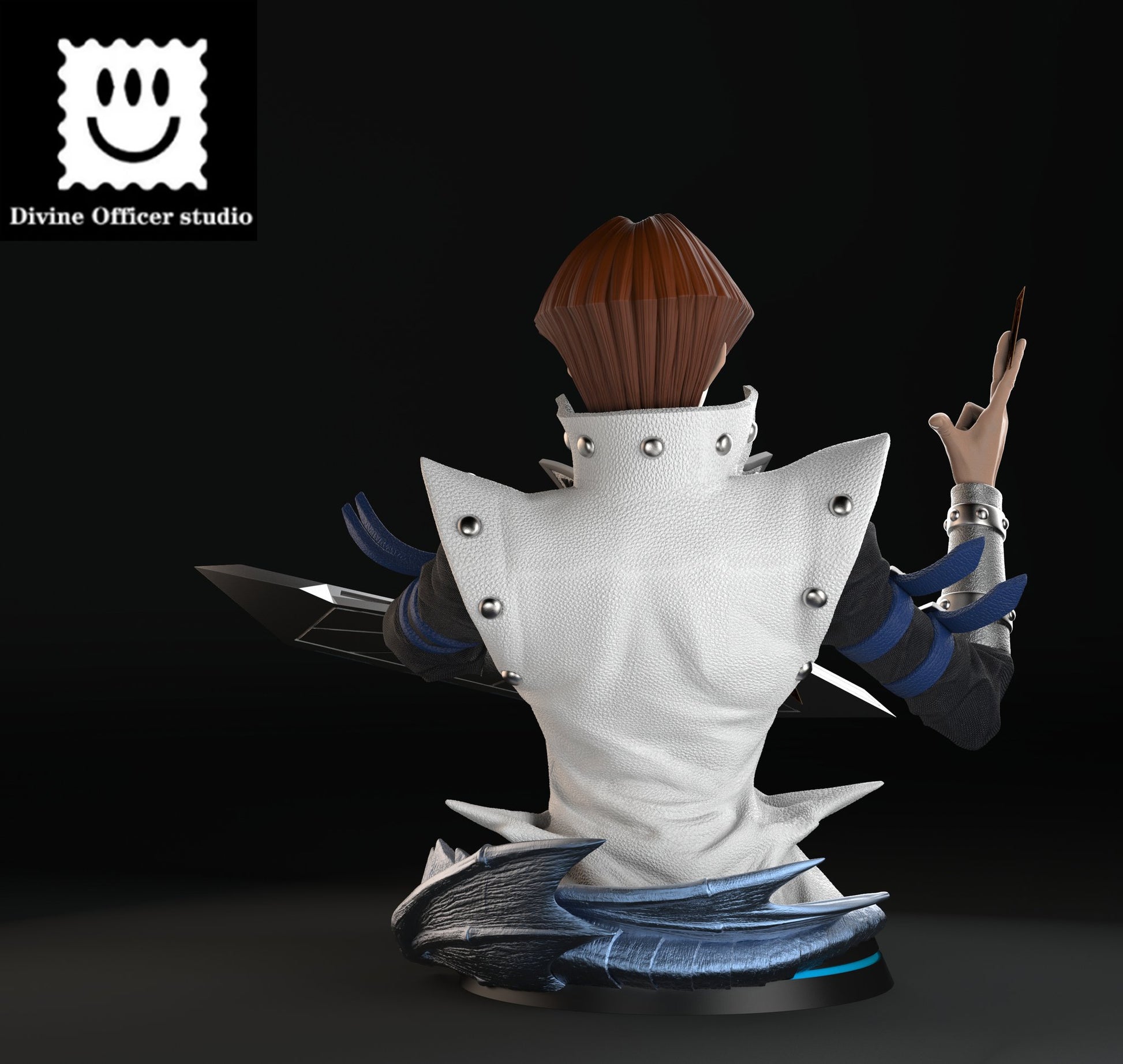 Black Estatuilla  Yu-Gi-Oh | Seto Kaiba Bust Tienda Anime| Tico Ofertas