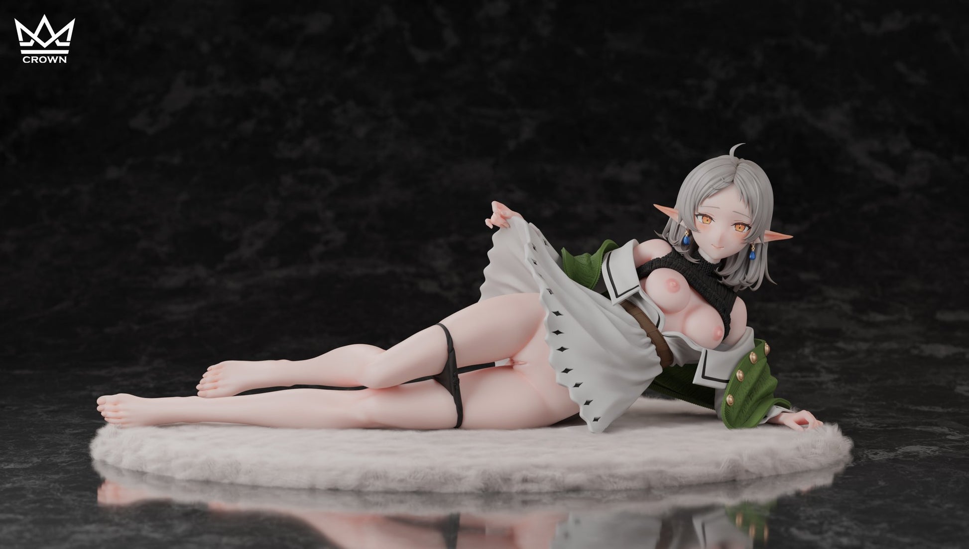 Dark Gray Estatuilla Mushoku Tensei | Sylphiet | CROWN Studio | Tienda Anime | Tico Ofertas