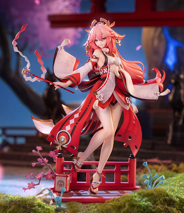 Dark Slate Gray Figura Genshin Impact | Yae Miko | APEX-TOYS | Tienda Anime | Tico Ofertas