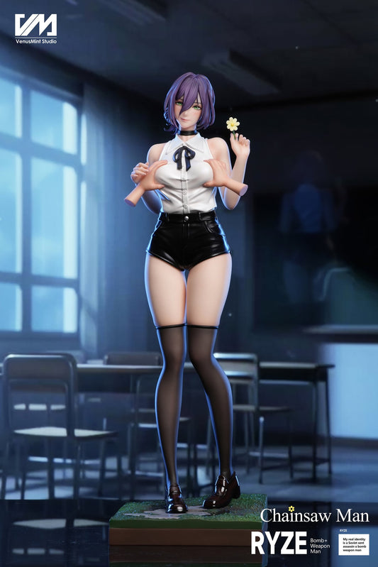 Dark Slate Gray Estatuilla Makima x Reze 1/4 GK Statue – Venus Mint Studio | Figura Chainsaw Man | Tico Ofertas Tienda Anime Costa Rica