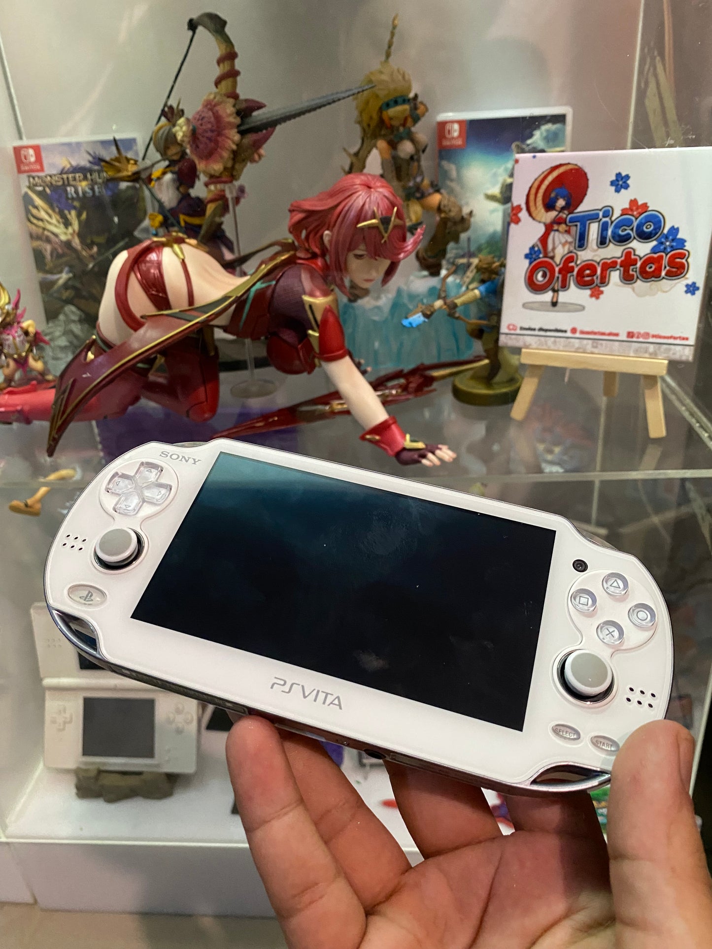 Dim Gray PlayStation Vita PCH‑1000 ZA02 Crystal Blanco