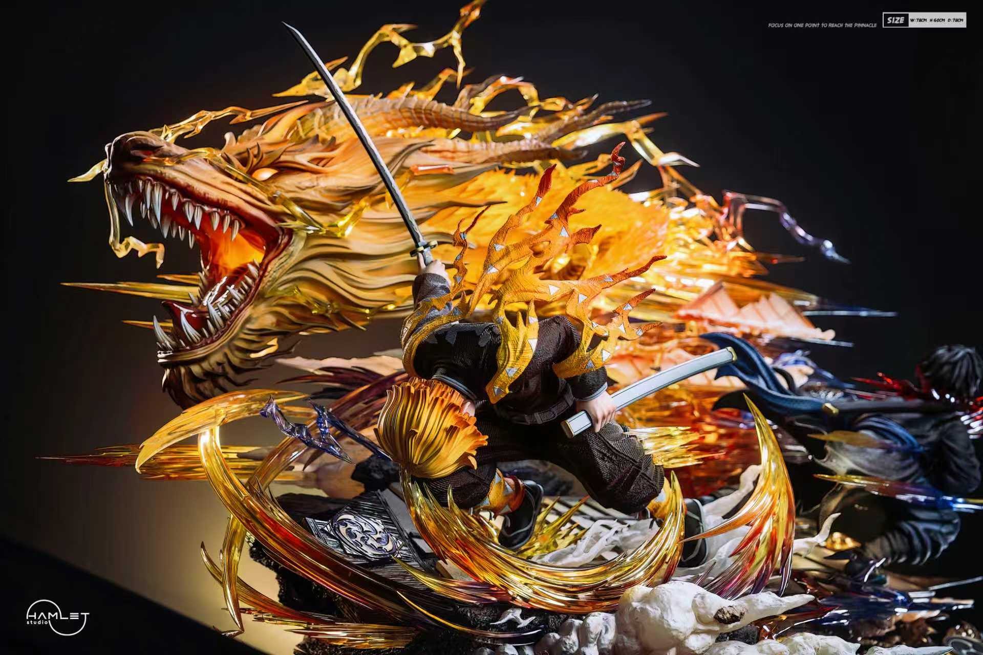 Sandy Brown Estatuilla Demon Slayer | Zenitsu Agatsuma | Hamlet Studio | Tienda Anime | Tico Ofertas