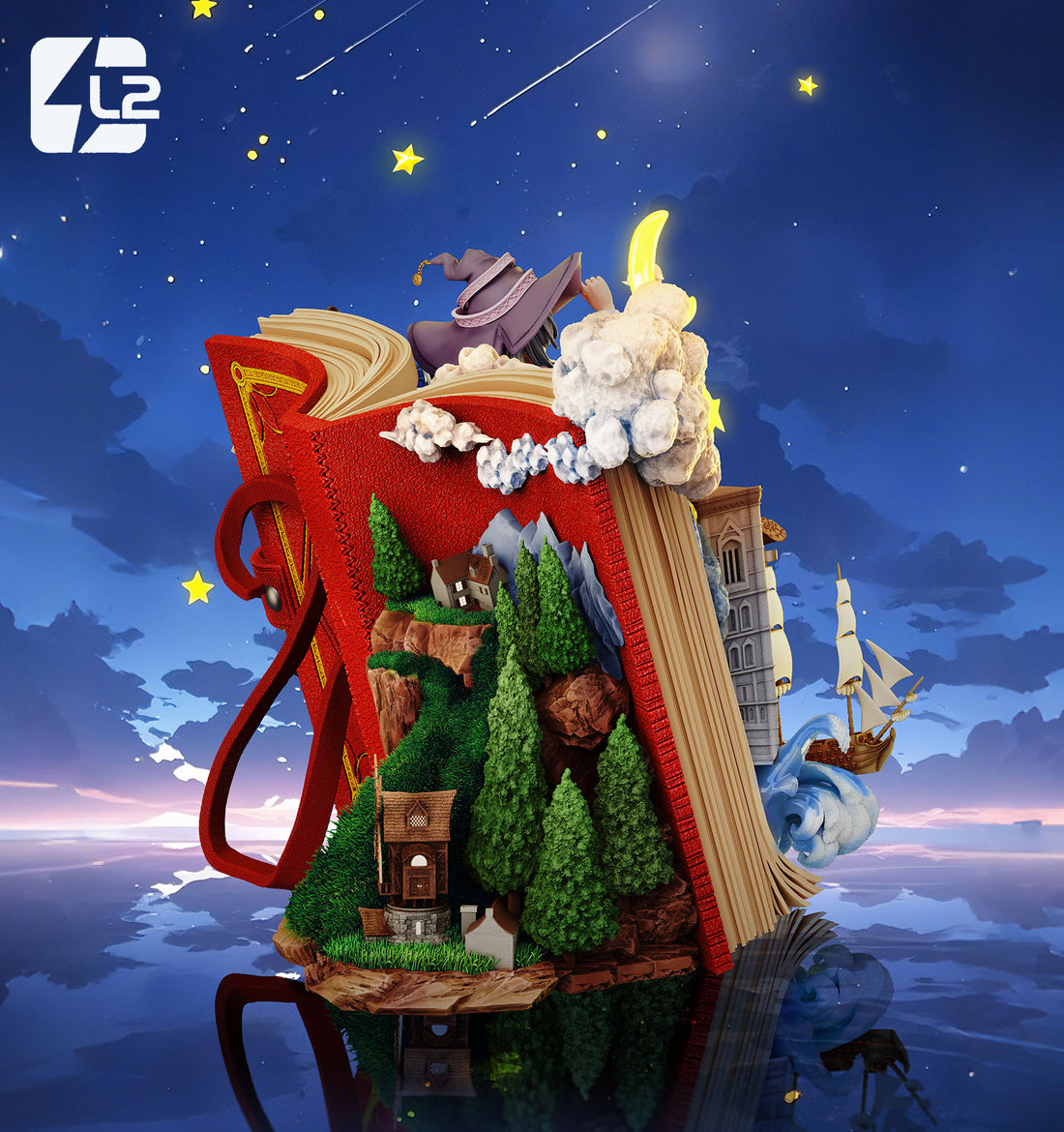 Estatuilla Wandering Witch: The Journey of Elaina | Elaina | l2 Studio | tienda anime | Tico Ofertas