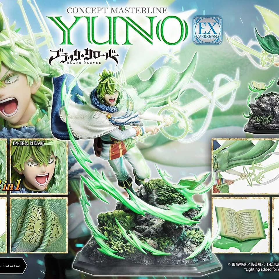 Figura Black Clover | Yuno EX Version | Prime 1 Studio | tienda Anime Tico Ofertas