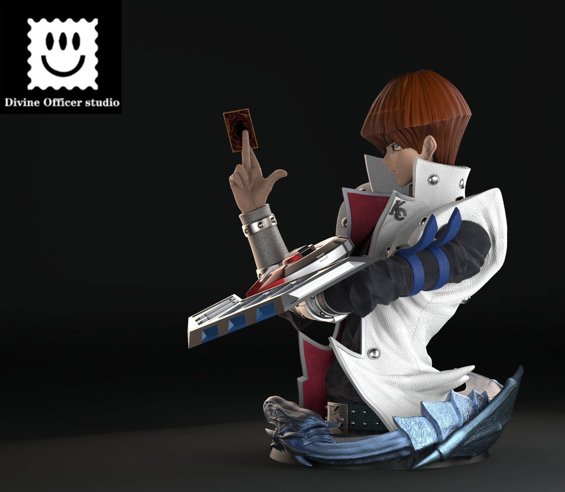 Black Estatuilla  Yu-Gi-Oh | Seto Kaiba Bust Tienda Anime| Tico Ofertas