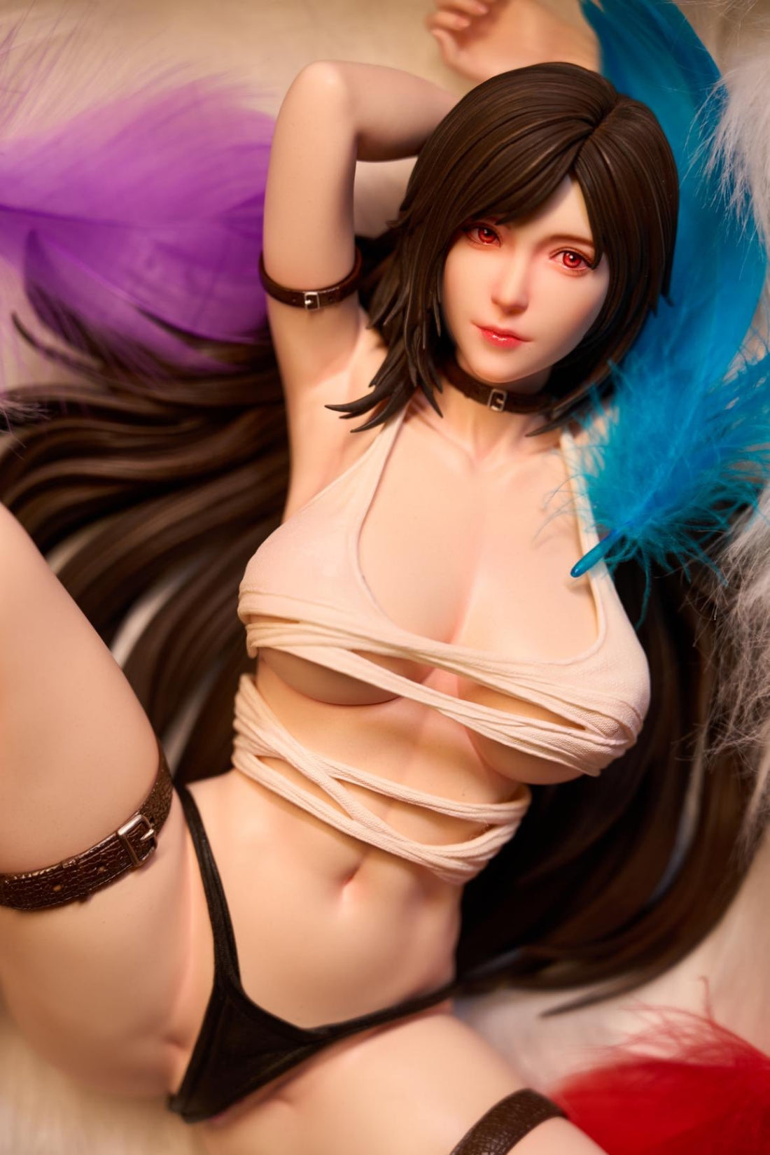 Figura Final Fantasy 7 | Tifa Lockhart &amp; Aerith Gainsborough | Fine Nib Studio | Figure resin Anime | Tico Ofertas