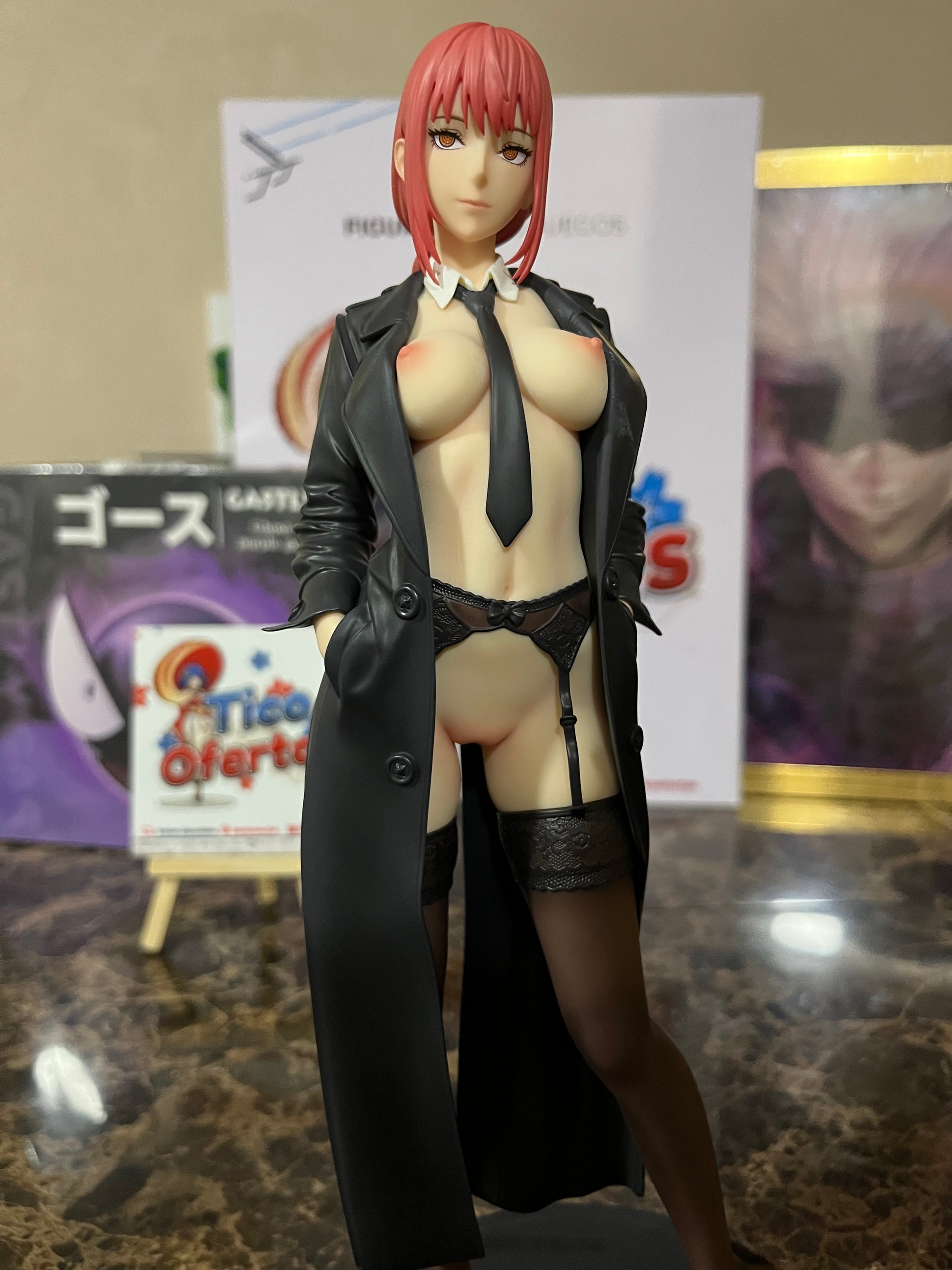 Rosy Brown Estatuilla Chainsaw Man | Makima | Dodomo Studio | Tienda Anime | Tico Ofertas