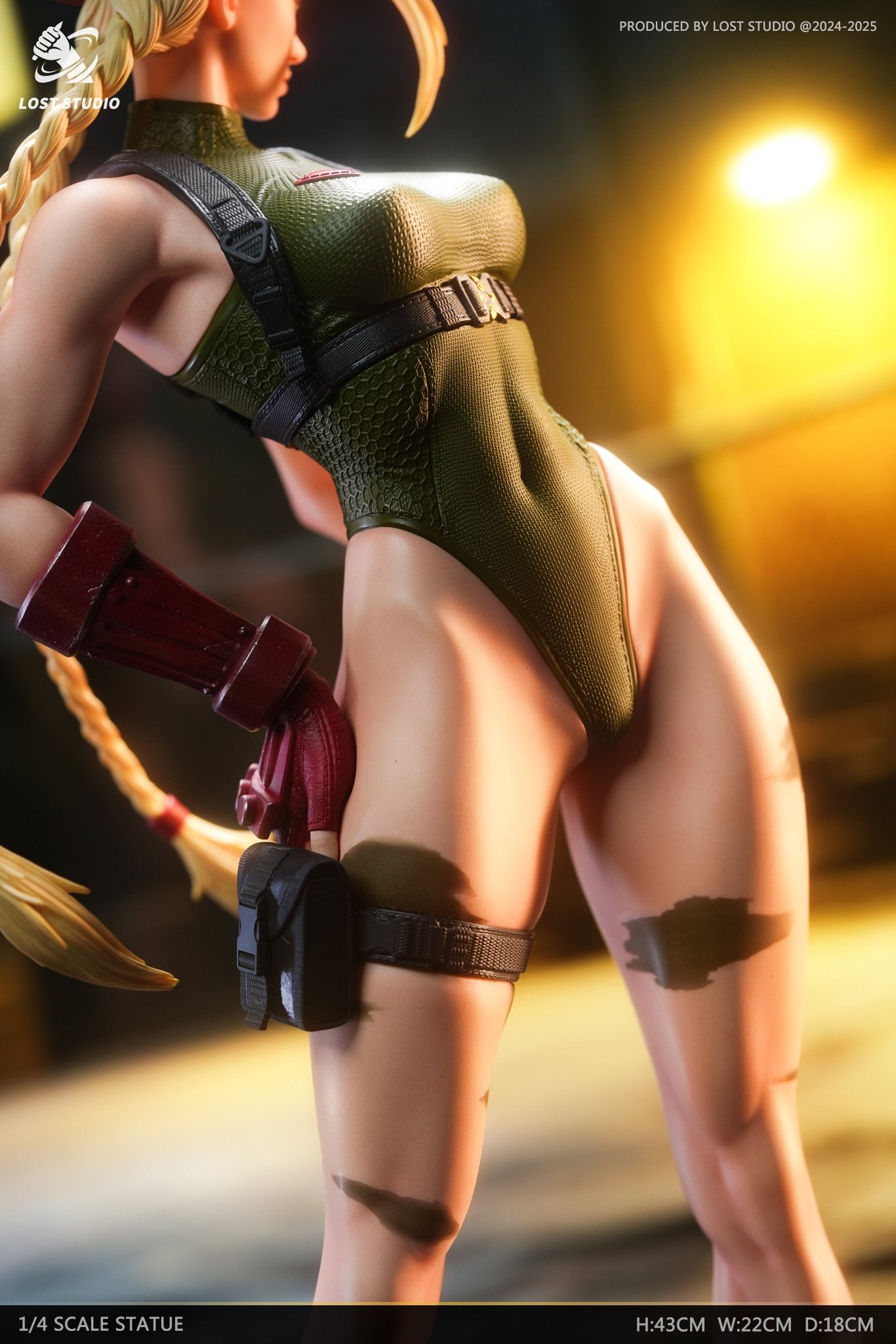 Dark Khaki Estatuilla Street Fighter | Cammy | LOST Studio | Tienda Anime | Tico Ofertas