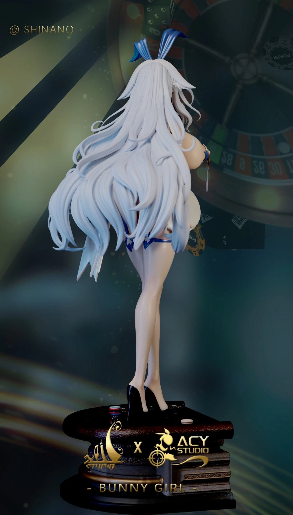 Dark Slate Gray Estatuilla Azur Lane | Musashi & Shinano | ACY + Xpic Studio | Bunny 1/4 NSFW | Tico Ofertas