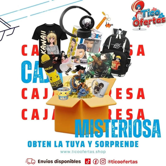 Caja Sorpresa Regalo Anime - Tico Ofertas